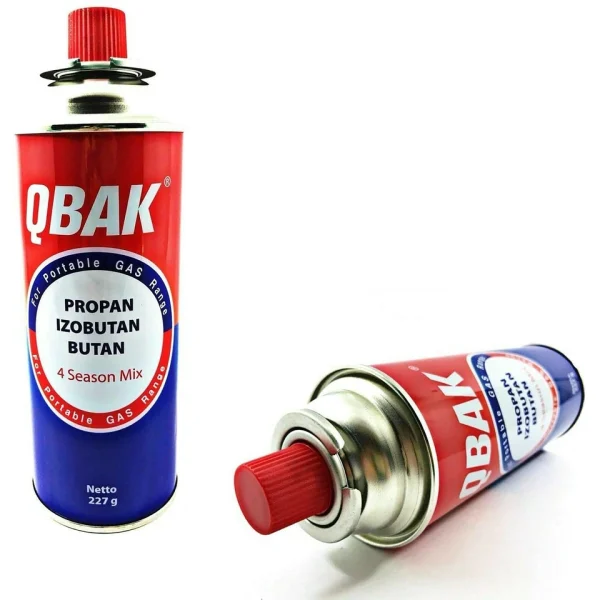 4 Qbak Gas BUTANO 227gr Camping B-250