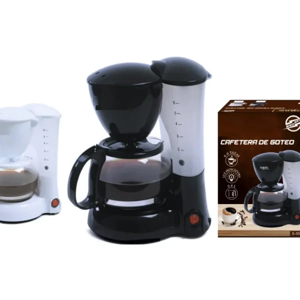 CAFETERA DE GOTEO. 0,6 L 4-6 TAZAS. S-55CM
