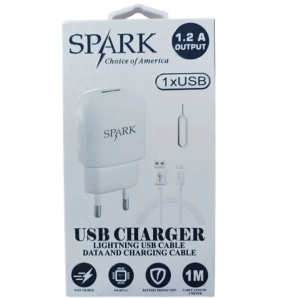 CARGADOR 1xUSB S-12S/IP