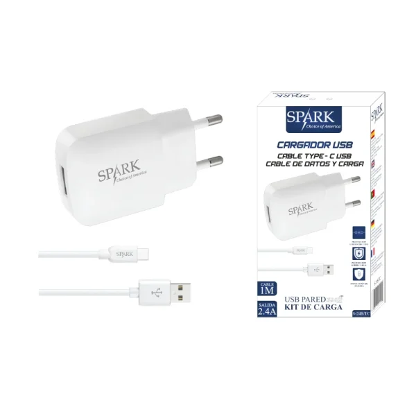 CARGADOR TIPO C – MOBILE CHARGER S-24S/TC
