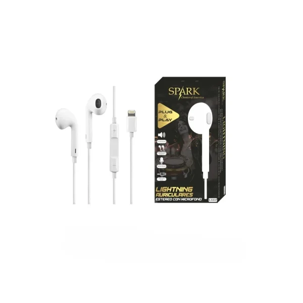 AURICULARES CON CONEXIÓN  LIGHTNING (IP)  S-93EP