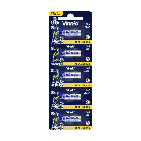 BATTREY PILA 27A VINNIC L828-12V B/5 P2VLB